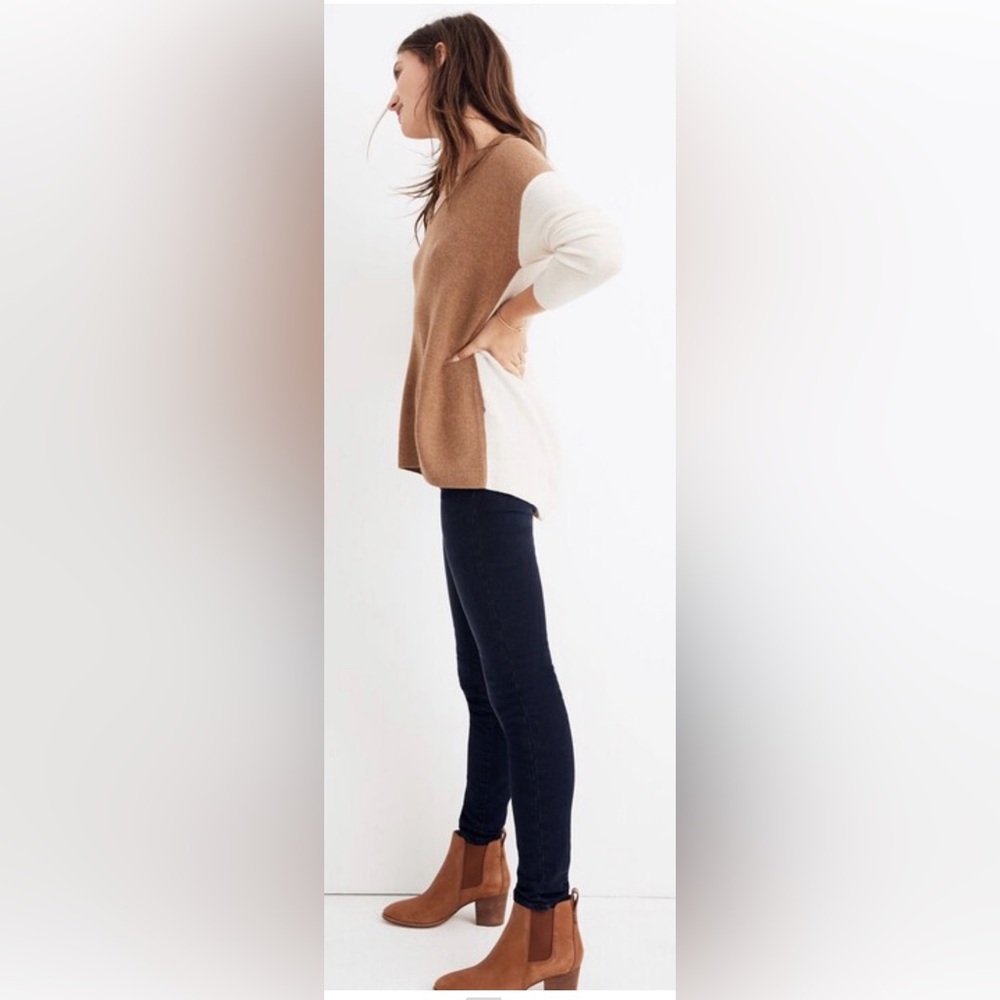 Madewell Kimball Pullover Sweater in Colorblock - Picture 2 of 8